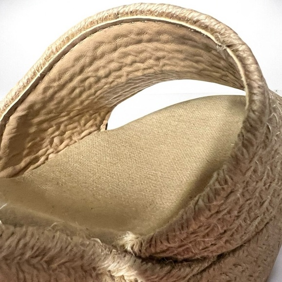 🌻NEW Jeffrey Campbell  Sunlit Raffia Platform Wedge Sandals Size 41 = US 10 - Picture 8 of 8